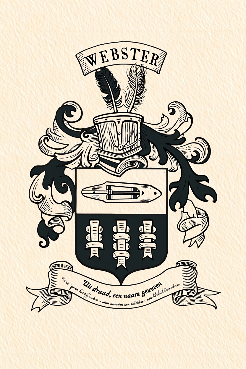Familiewapen van de achternaam WEBSTER