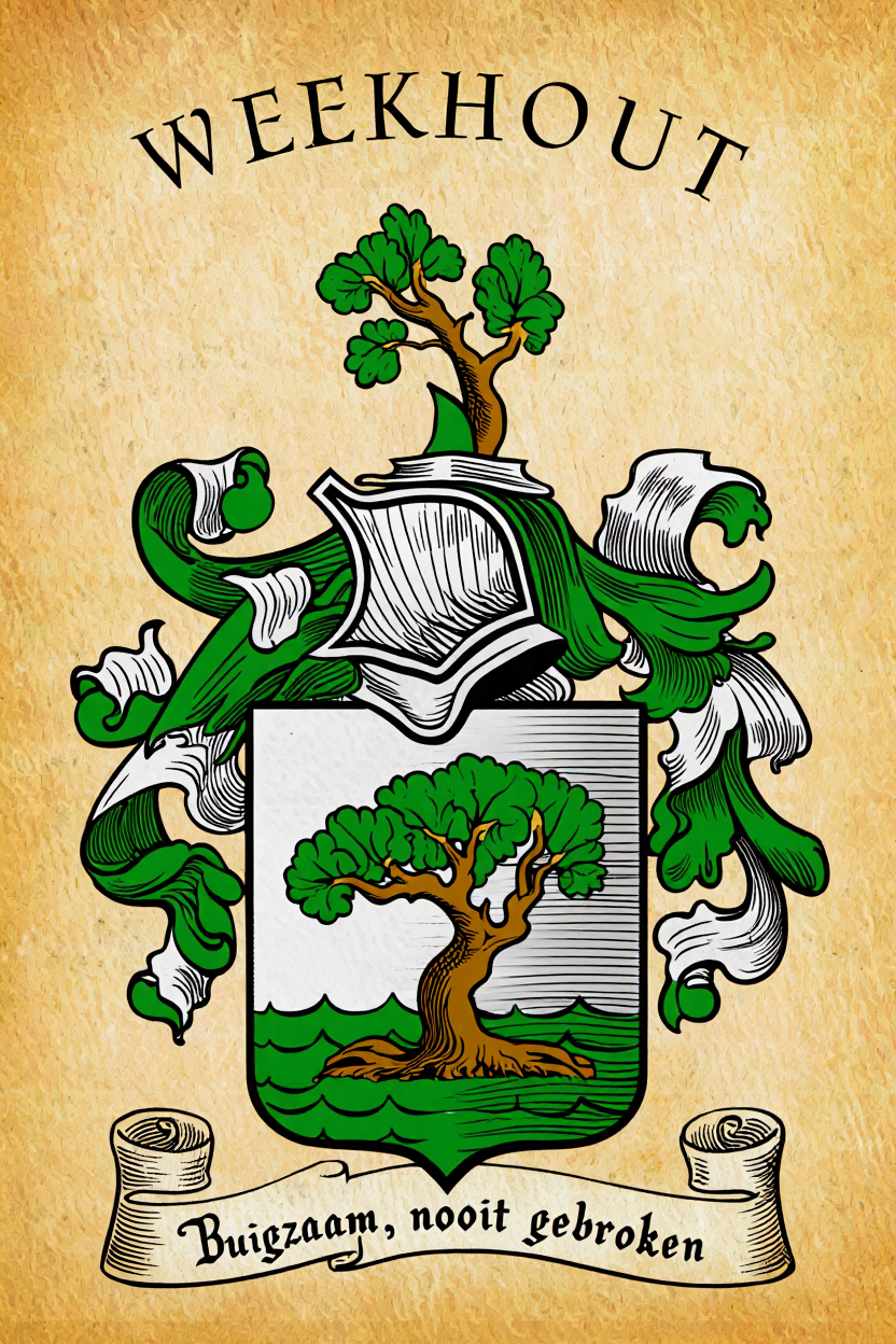 Familiewapen van de achternaam WEEKHOUT