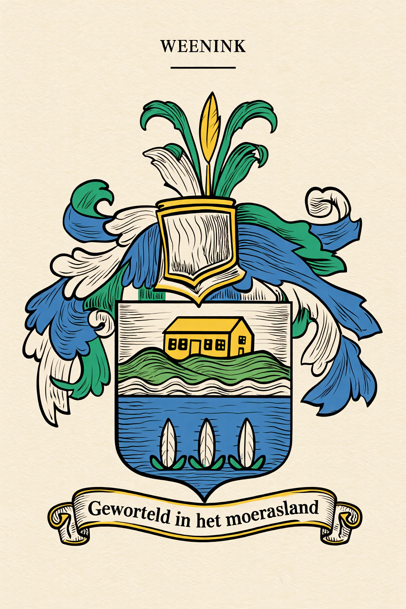 Familiewapen van de achternaam WEENINK