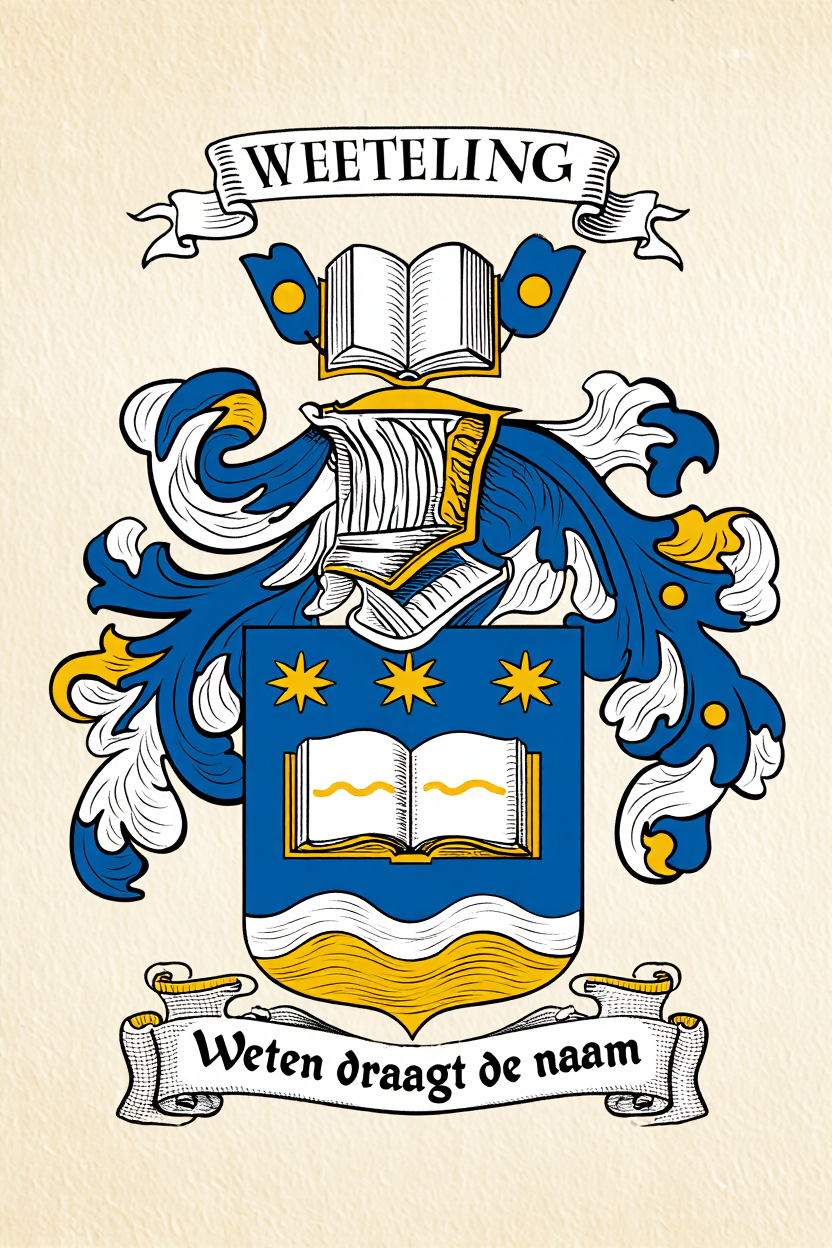 Familiewapen van de achternaam WEETELING (vergrendeld)
