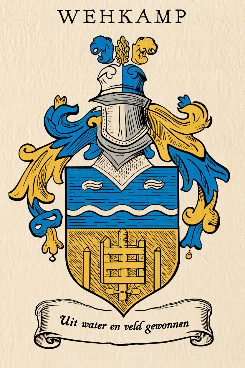 Familiewapen van de achternaam WEHKAMP