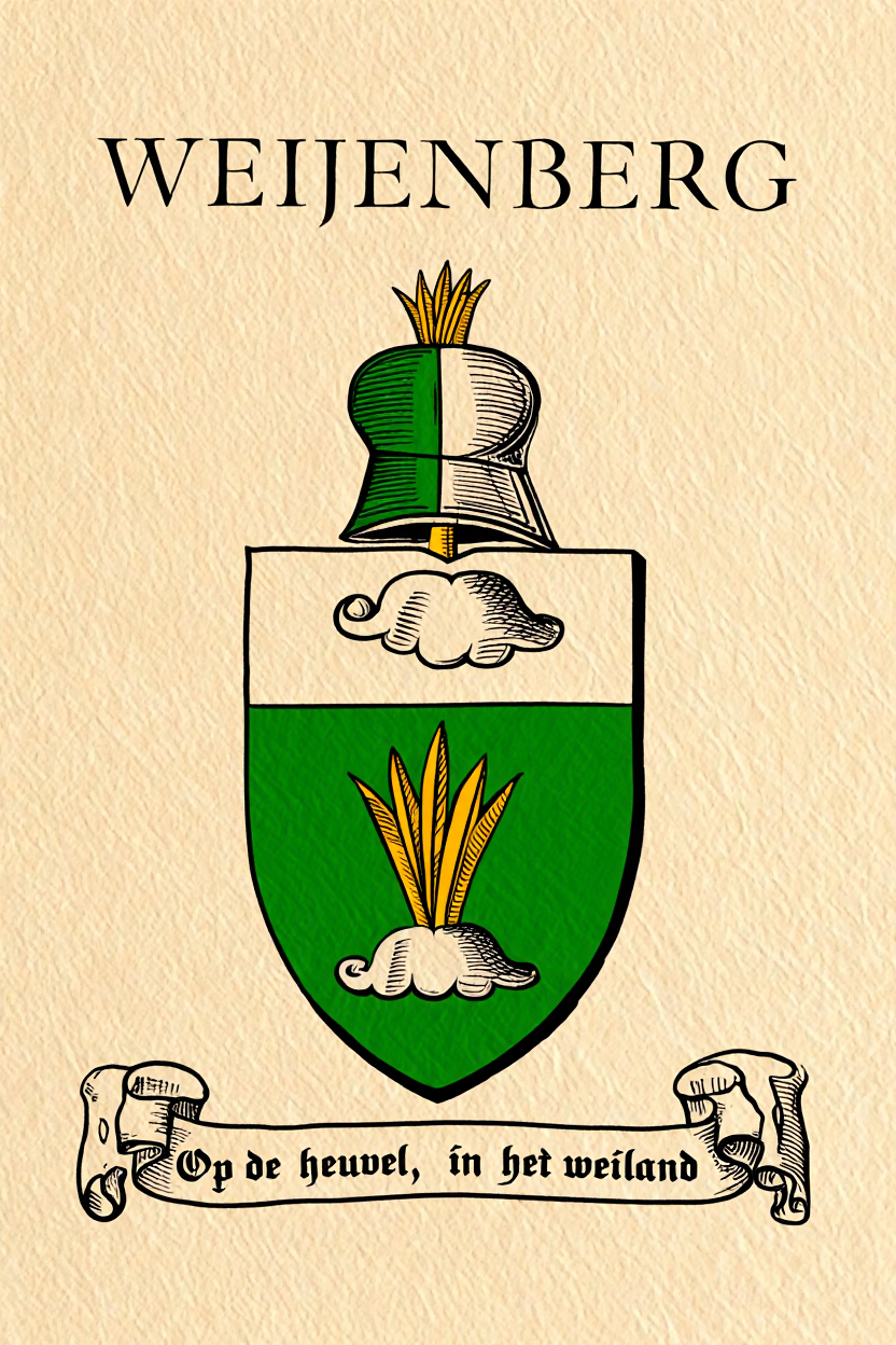 Familiewapen van de achternaam WEIJENBERG (vergrendeld)