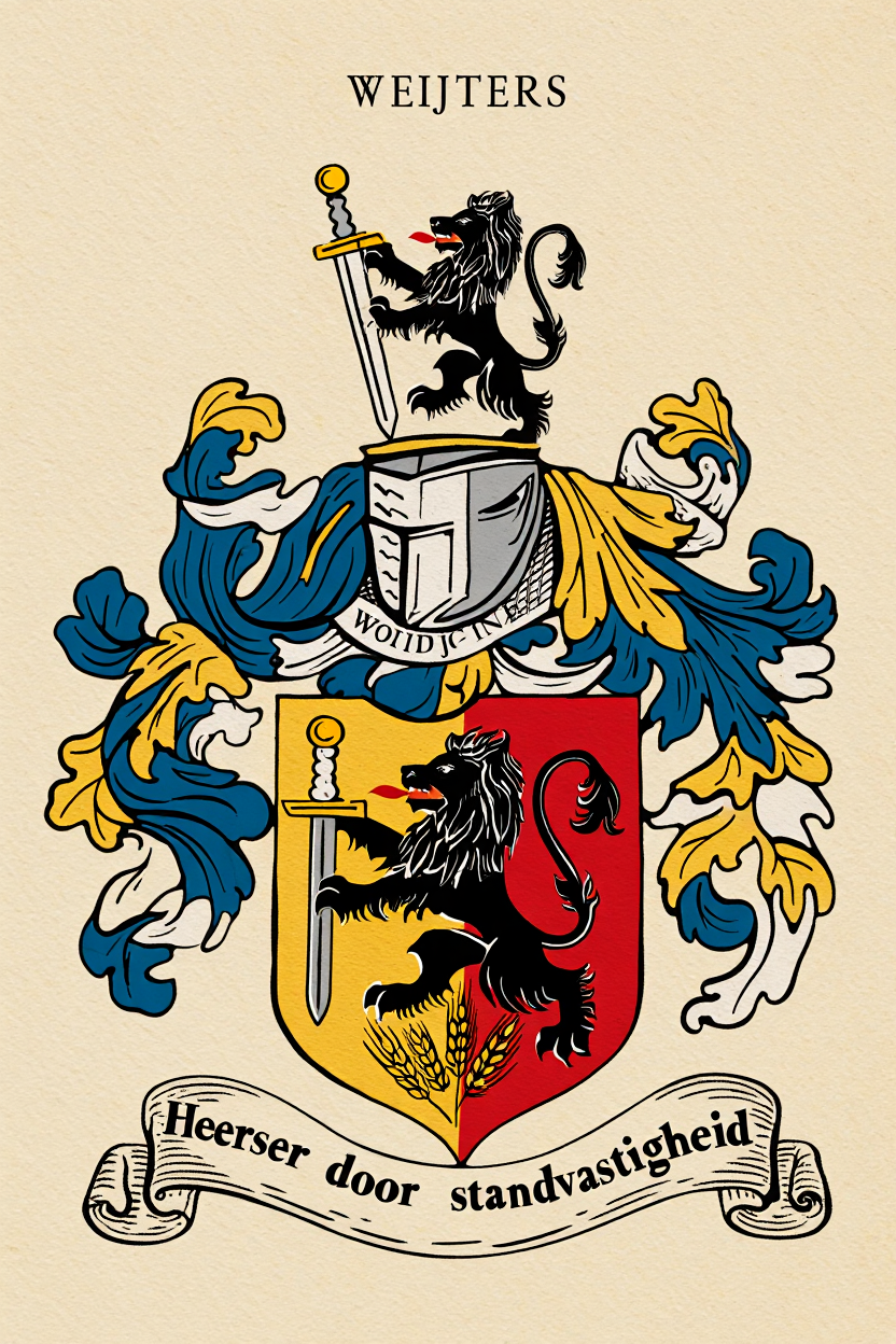 Familiewapen van de achternaam WEIJTERS (vergrendeld)