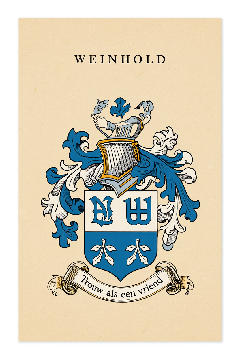 Familiewapen van de achternaam WEINHOLD