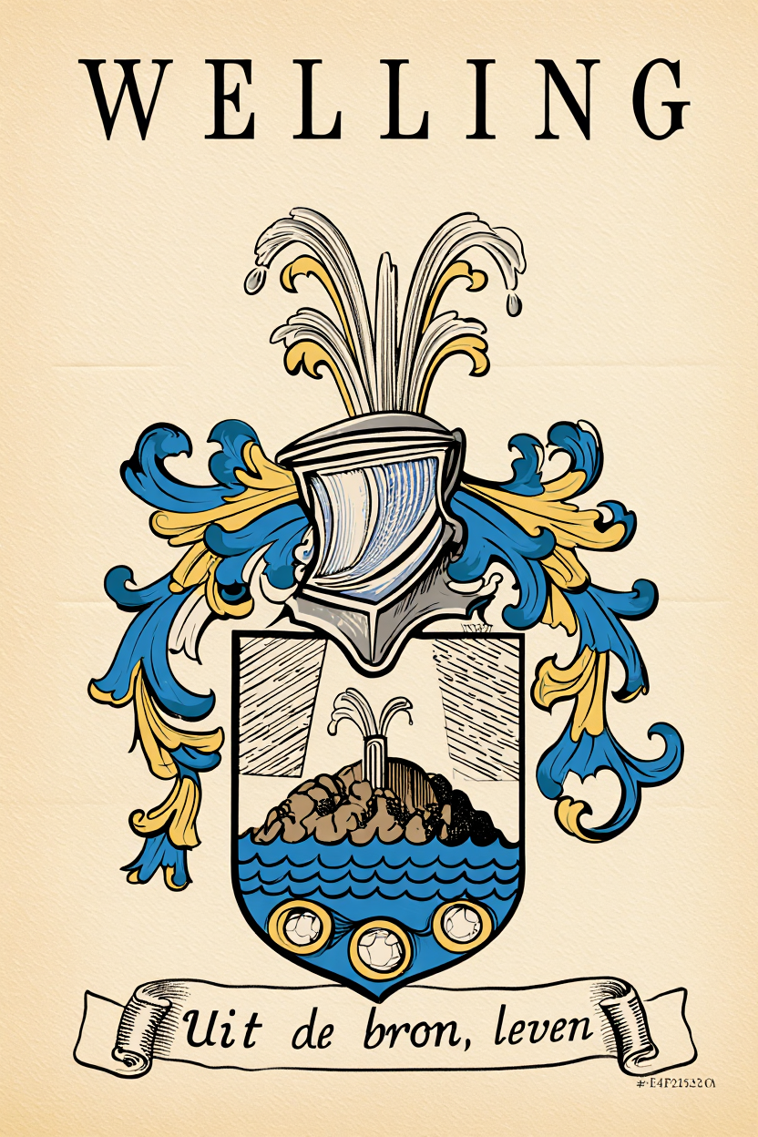 Familiewapen van de achternaam WELLING
