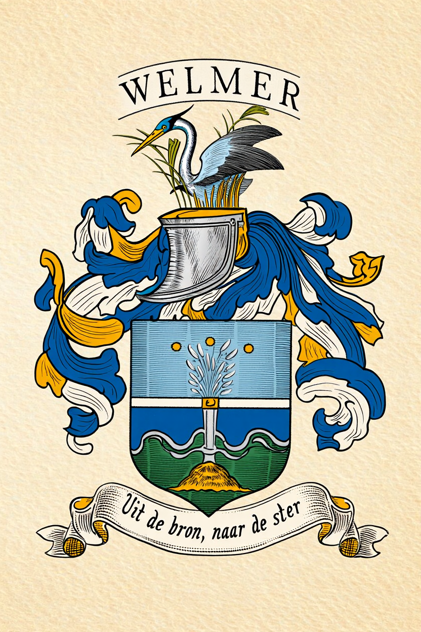 Familiewapen van de achternaam WELMER