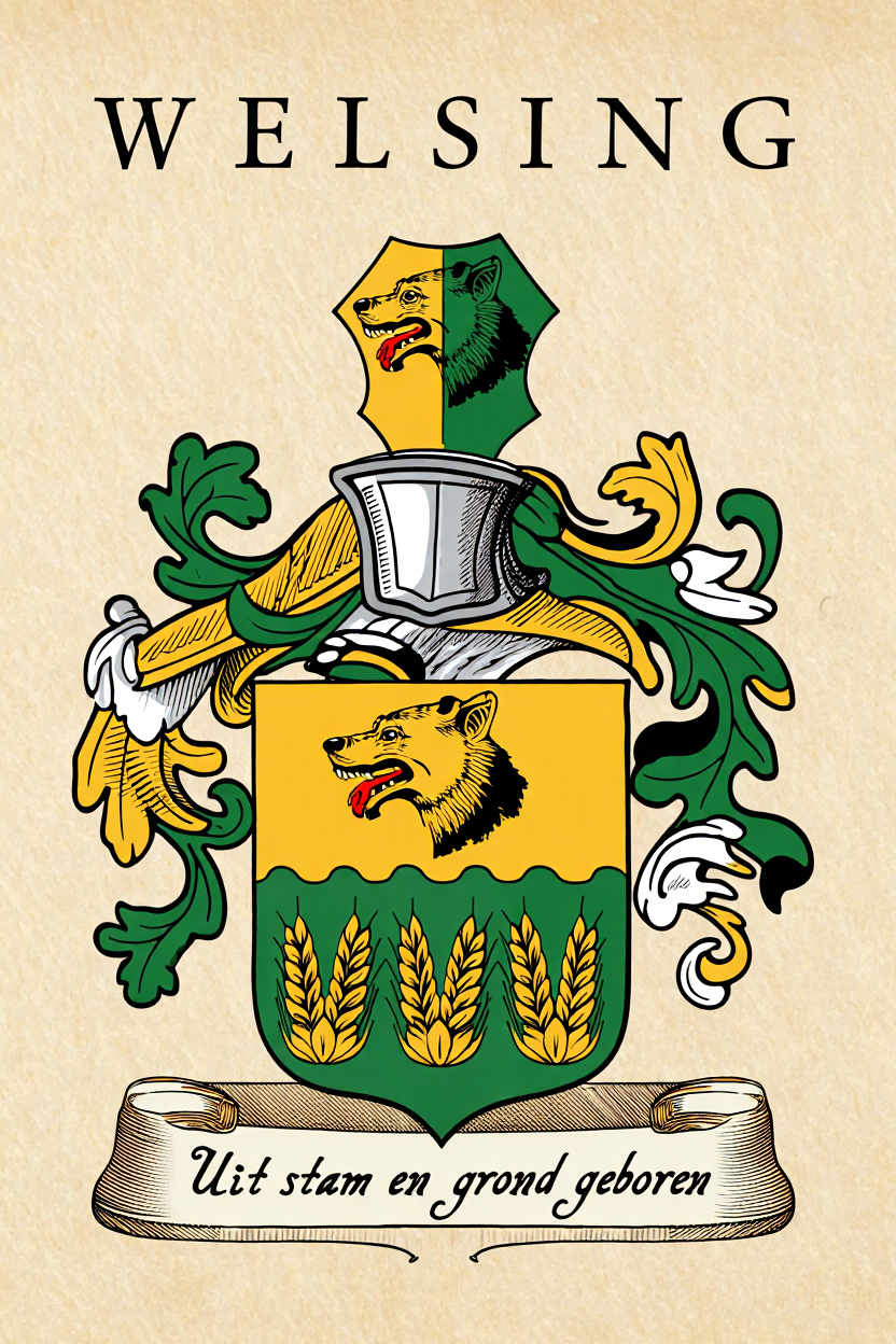 Familiewapen van de achternaam WELSING