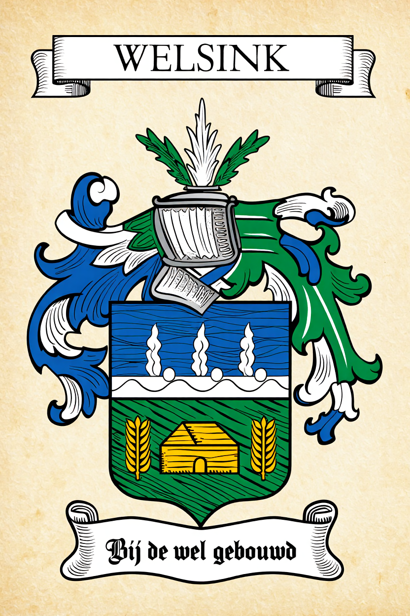 Familiewapen van de achternaam WELSINK