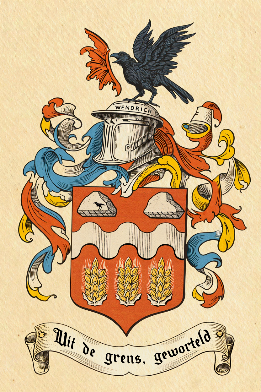Familiewapen van de achternaam WENDRICH (vergrendeld)
