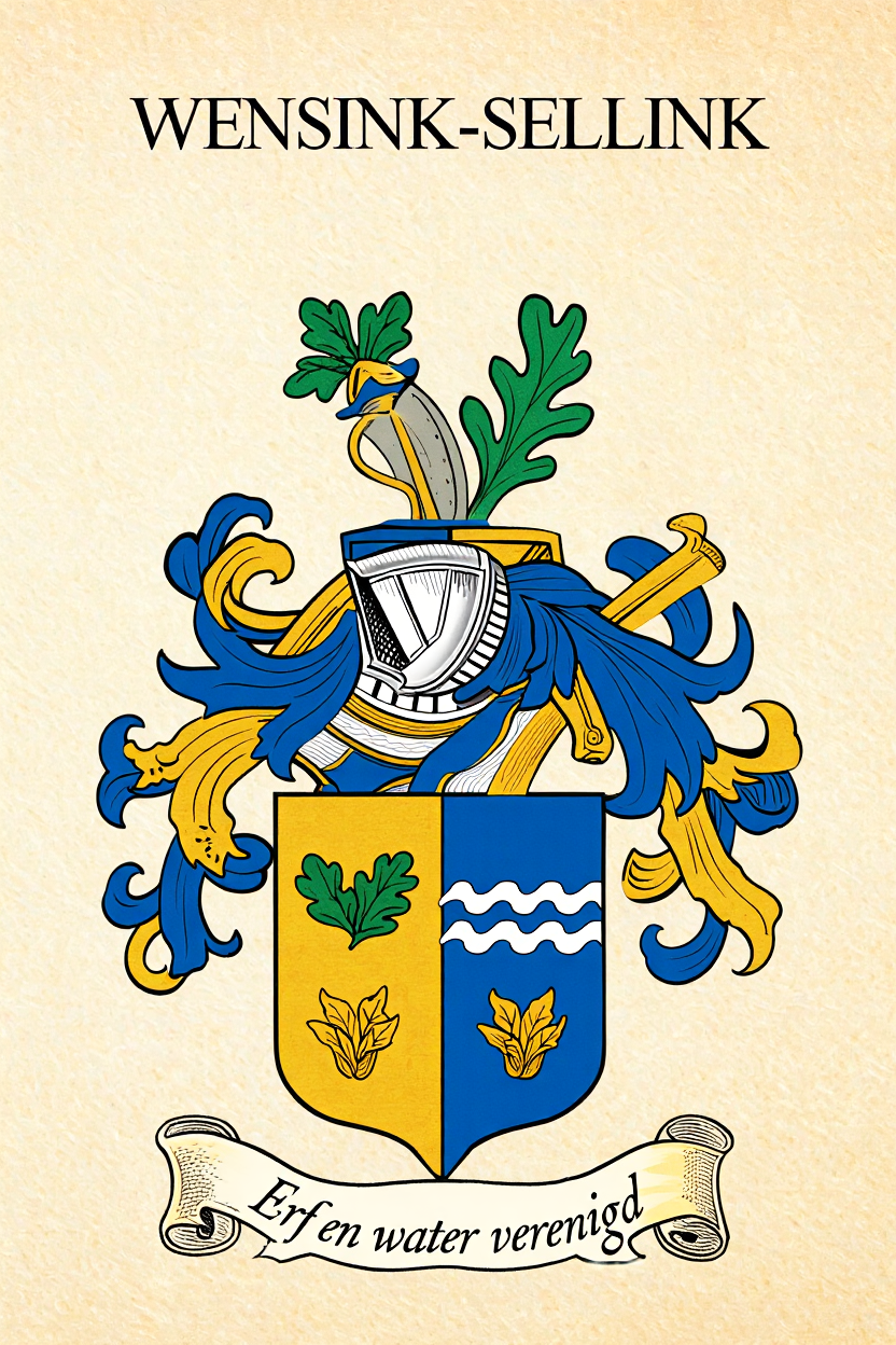 Familiewapen van de achternaam WENSINK-SELLINK