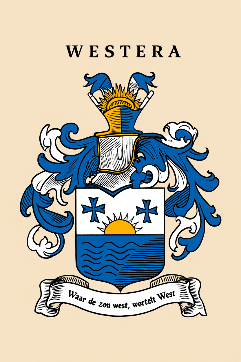 Familiewapen van de achternaam WESTERA
