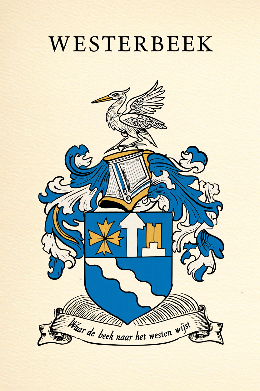 Familiewapen van de achternaam WESTERBEEK (vergrendeld)