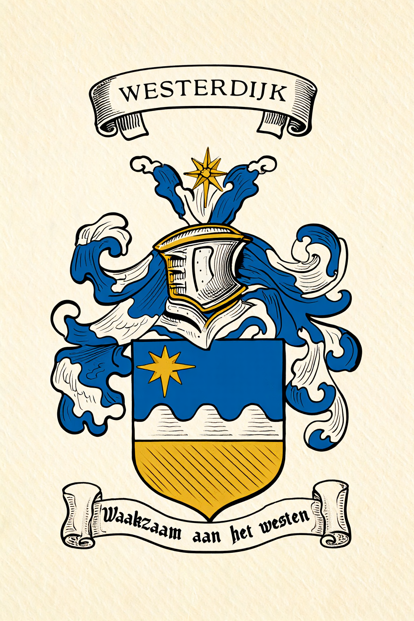 Familiewapen van de achternaam WESTERDIJK