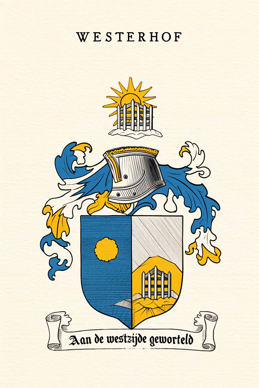 Familiewapen van de achternaam WESTERHOF