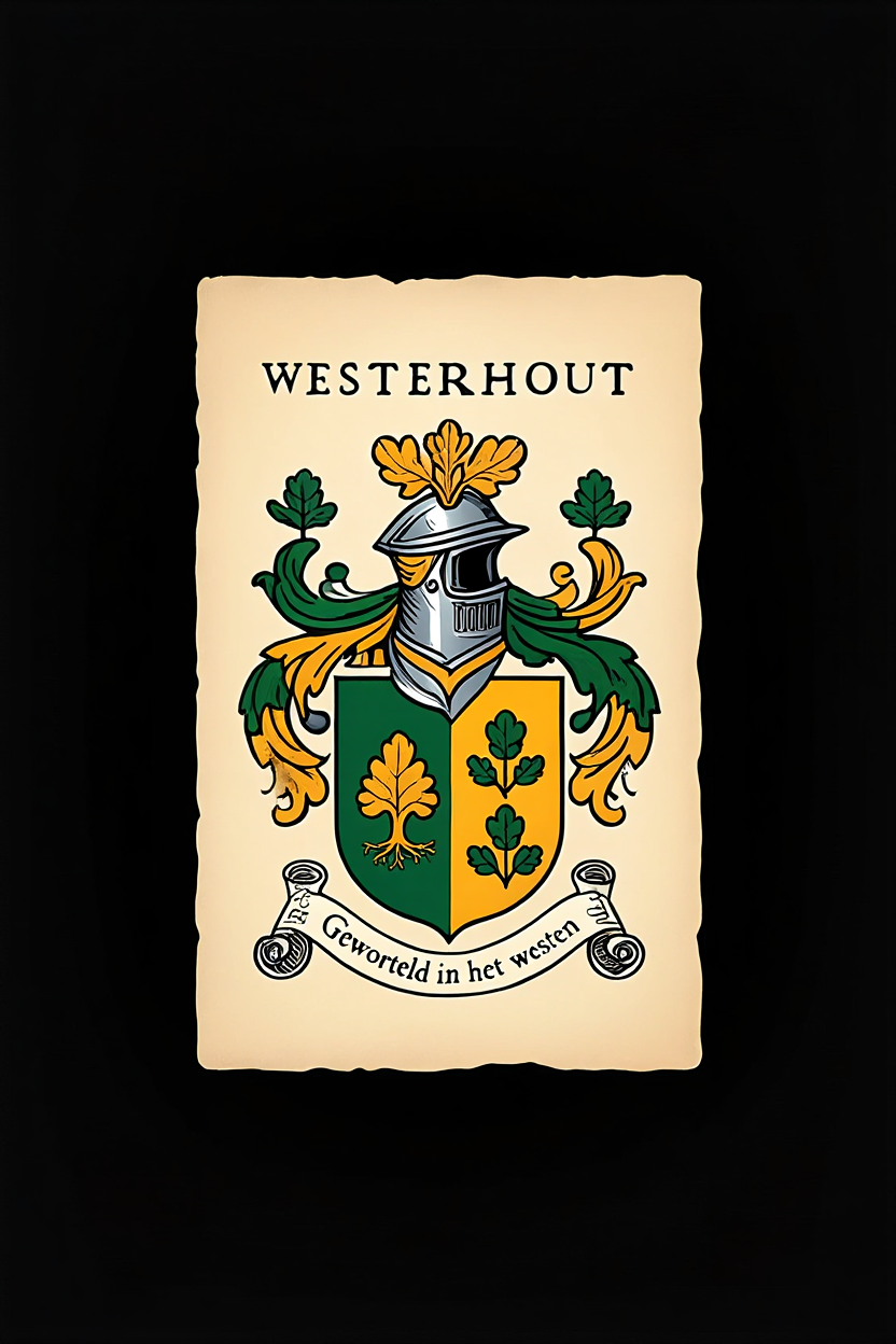 Familiewapen van de achternaam WESTERHOUT