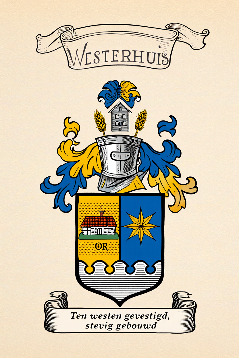 Familiewapen van de achternaam WESTERHUIS