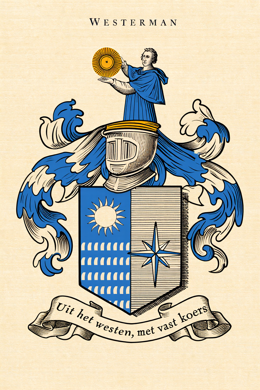 Familiewapen van de achternaam WESTERMAN