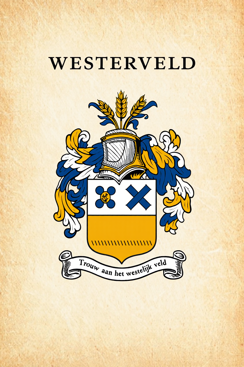 Familiewapen van de achternaam WESTERVELD