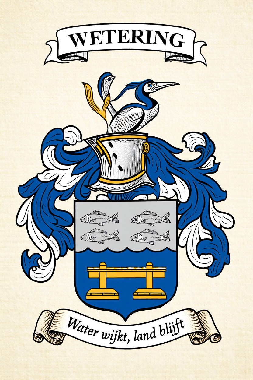 Familiewapen van de achternaam WETERING