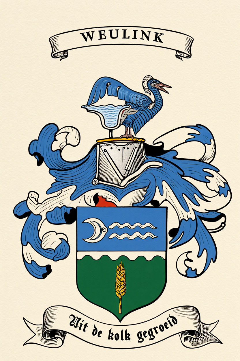 Familiewapen van de achternaam WEULINK