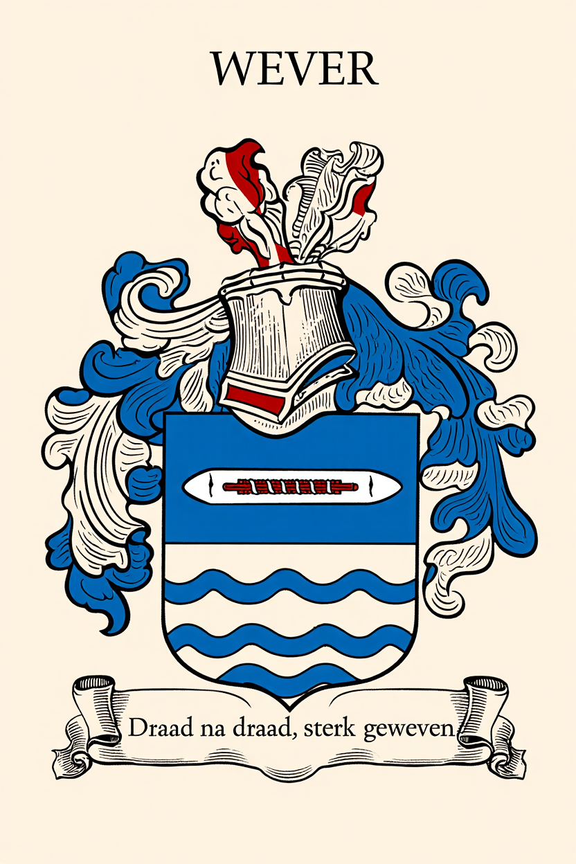 Familiewapen van de achternaam WEVER