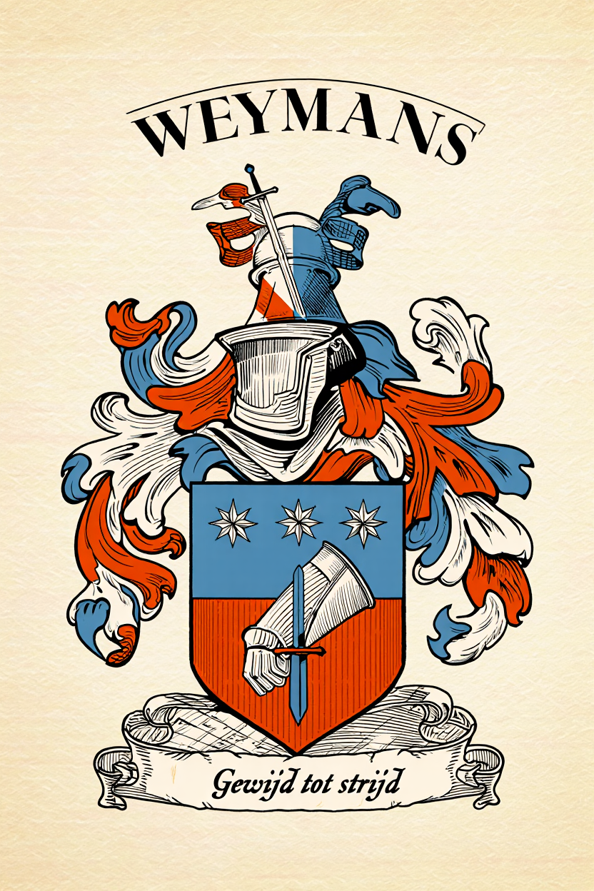 Familiewapen van de achternaam WEYMANS