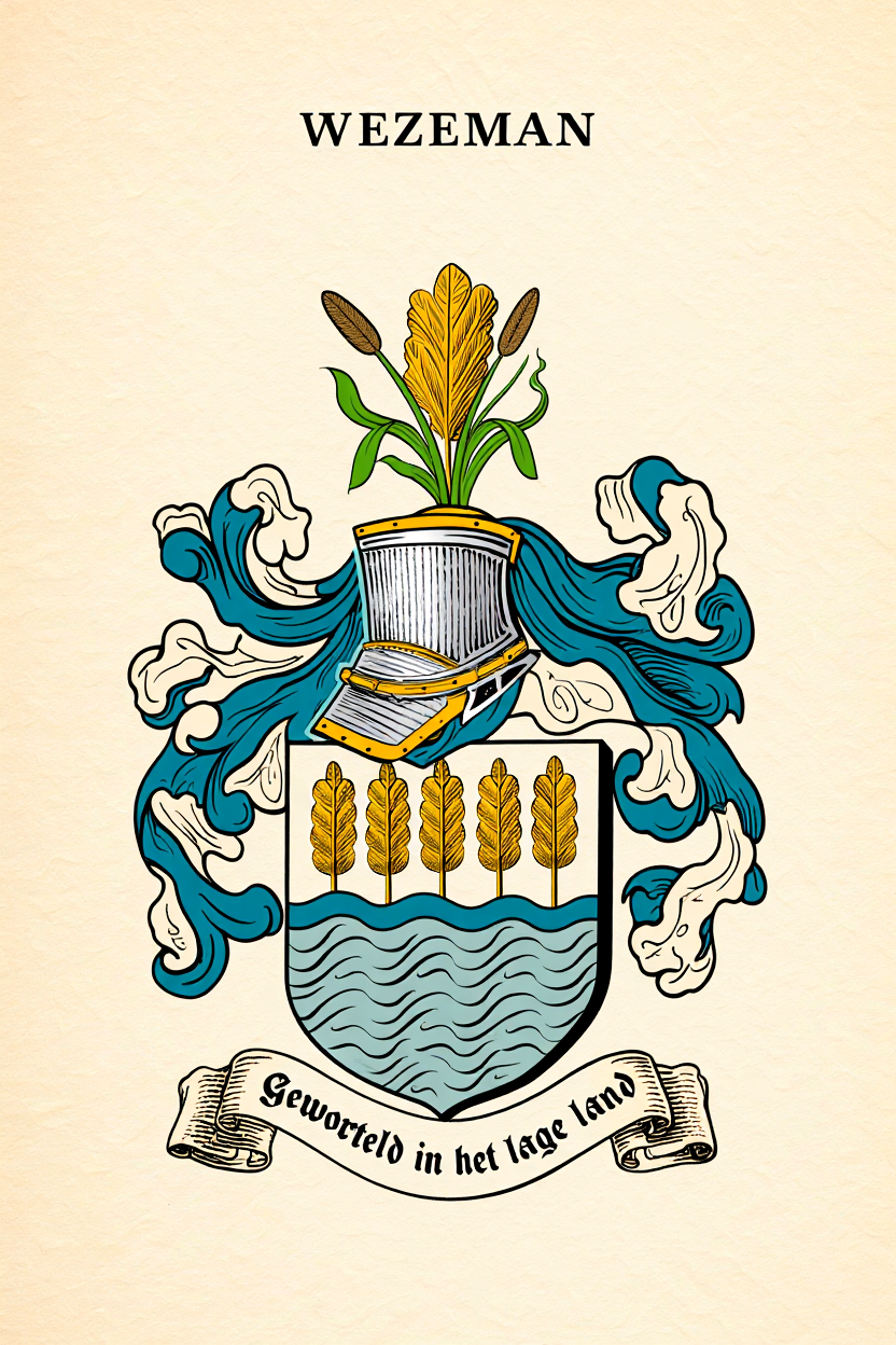 Familiewapen van de achternaam WEZEMAN