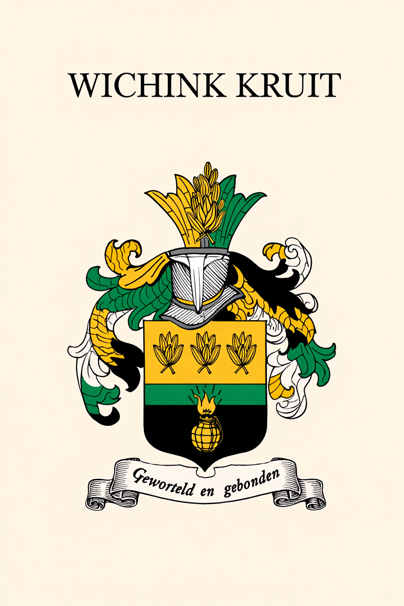 Familiewapen van de achternaam WICHINK KRUIT
