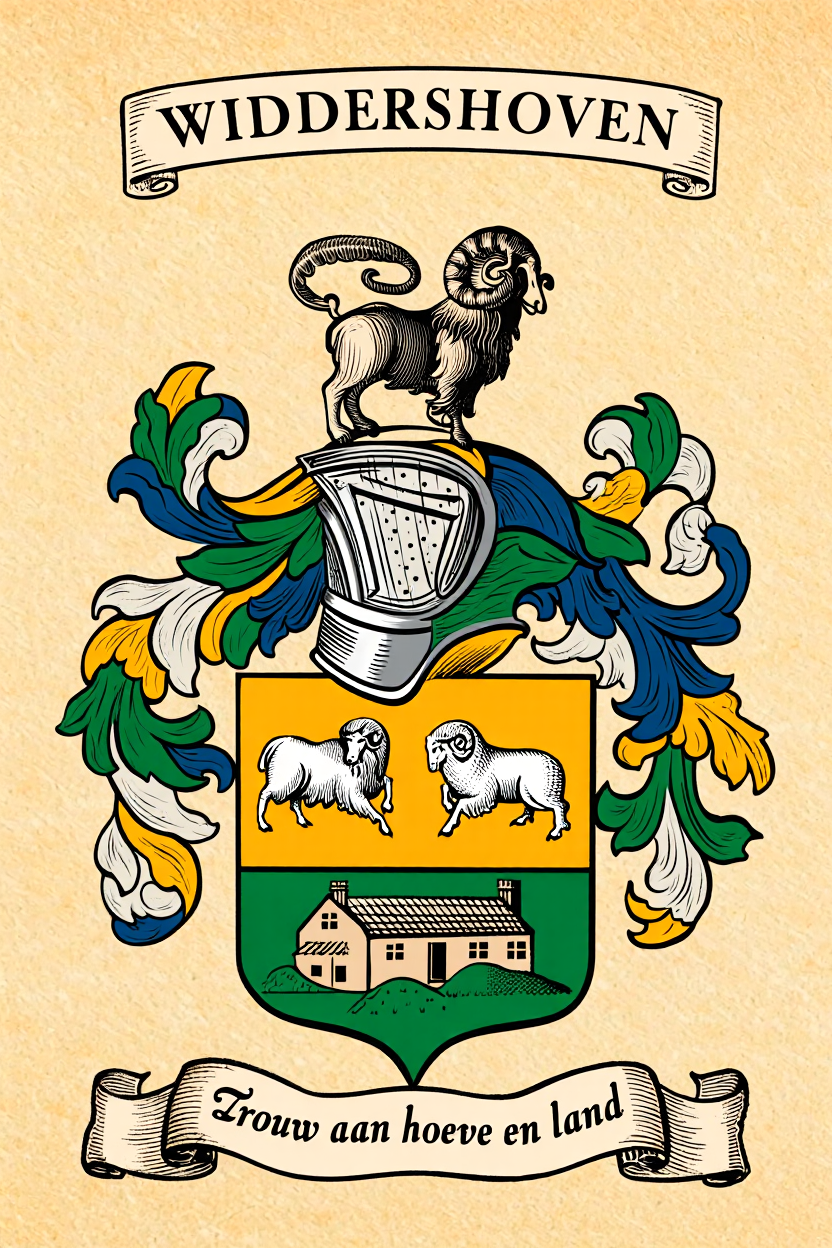 Familiewapen van de achternaam WIDDERSHOVEN