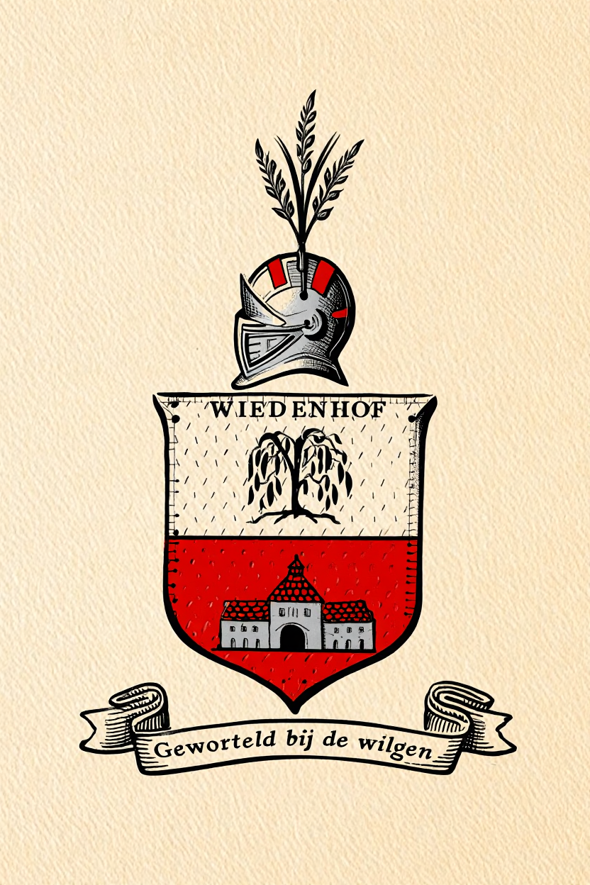 Familiewapen van de achternaam WIEDENHOF (vergrendeld)