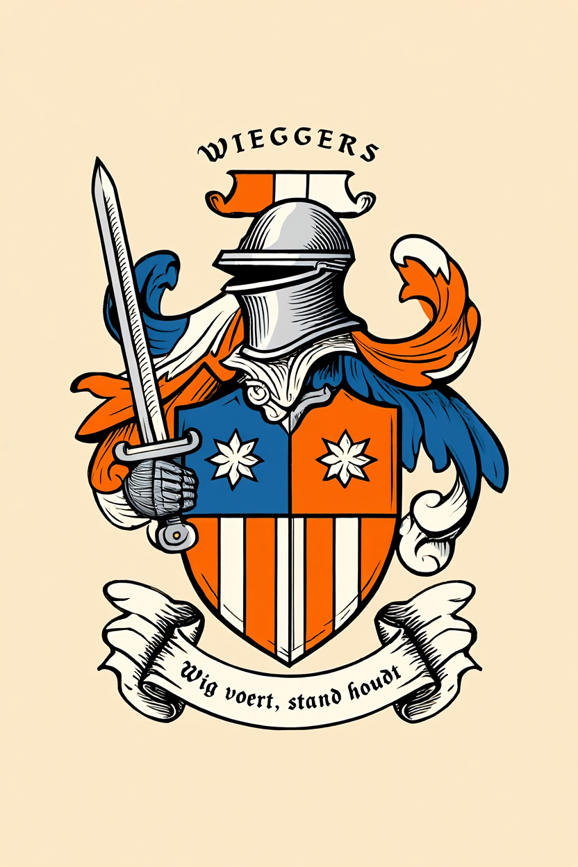 Familiewapen van de achternaam WIEGGERS (vergrendeld)