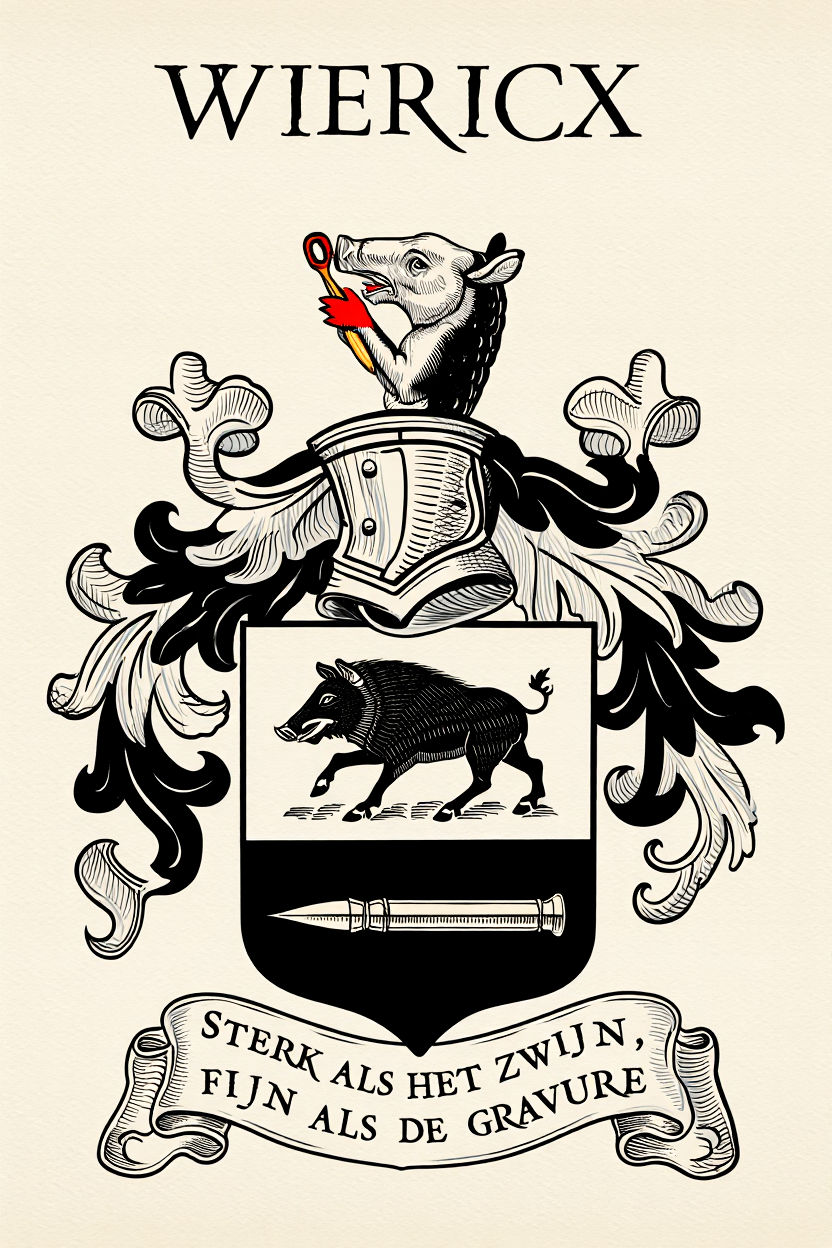 Familiewapen van de achternaam WIERICX