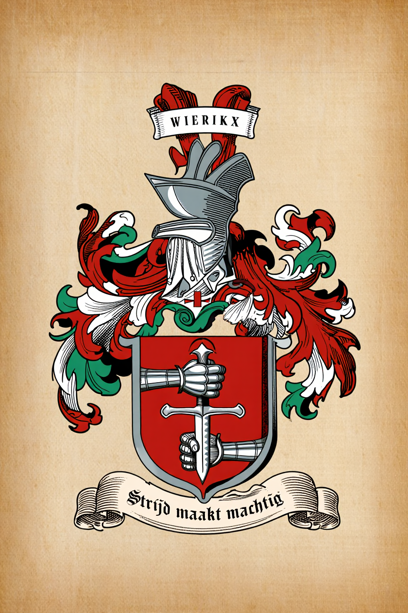 Familiewapen van de achternaam WIERIKX