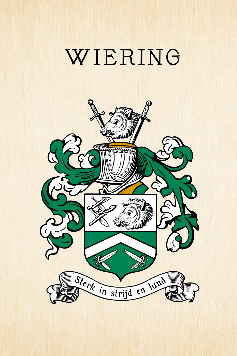Familiewapen van de achternaam WIERING