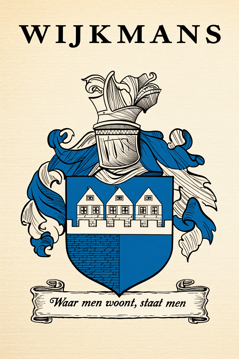 Familiewapen van de achternaam WIJKMANS