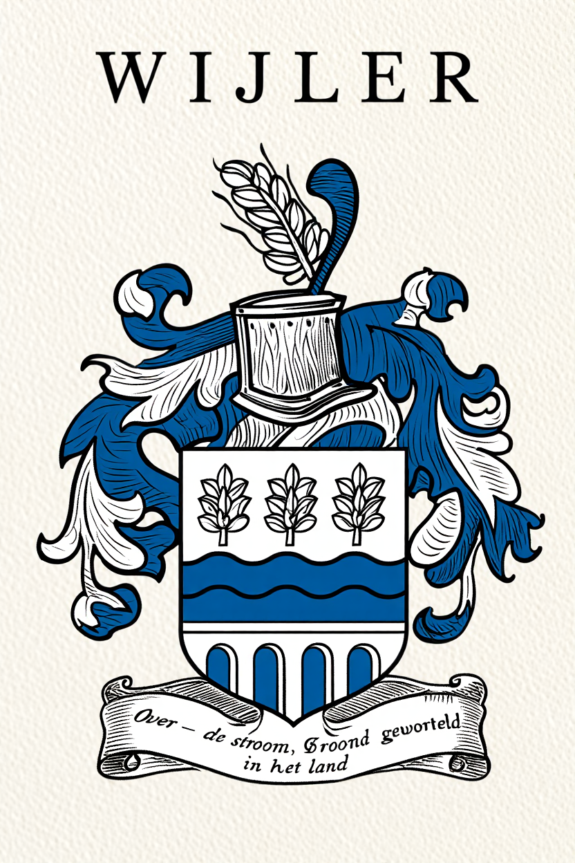 Familiewapen van de achternaam WIJLER (vergrendeld)