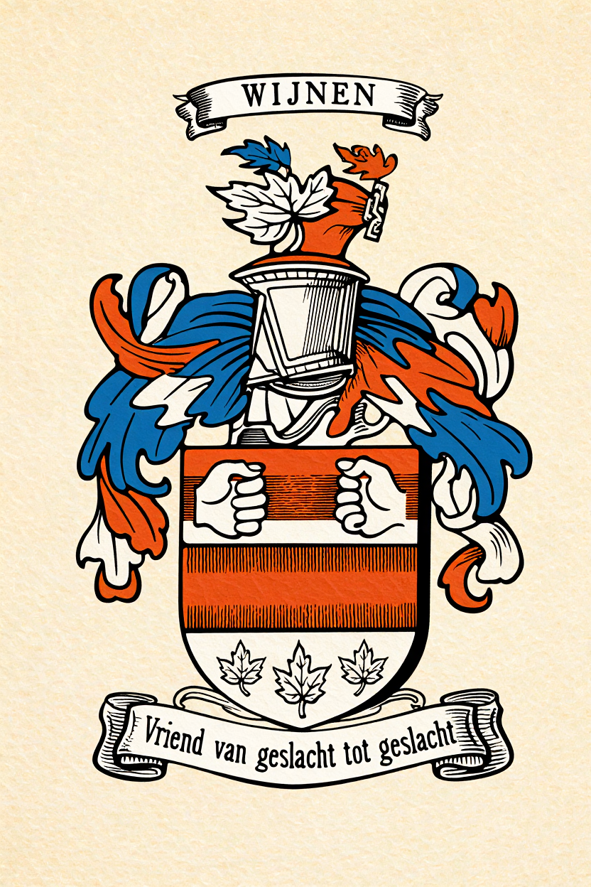 Familiewapen van de achternaam WIJNEN