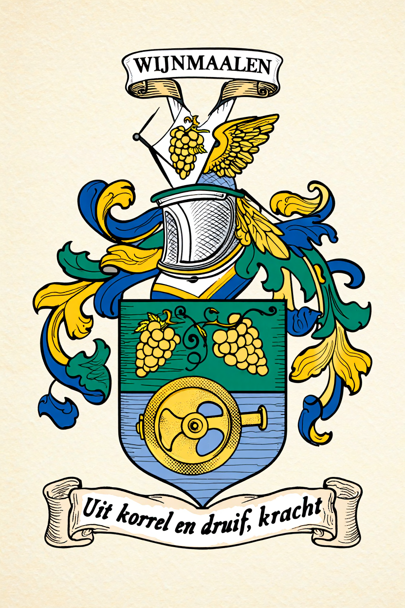 Familiewapen van de achternaam WIJNMAALEN (vergrendeld)