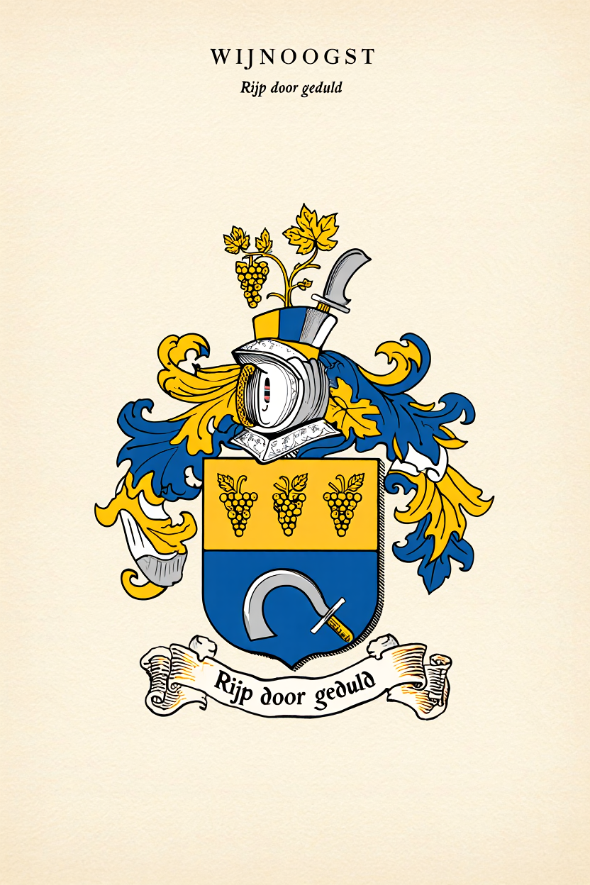 Familiewapen van de achternaam WIJNOOGST