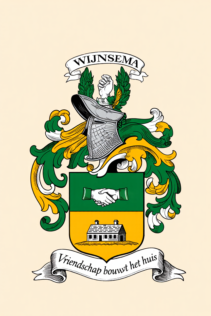 Familiewapen van de achternaam WIJNSEMA