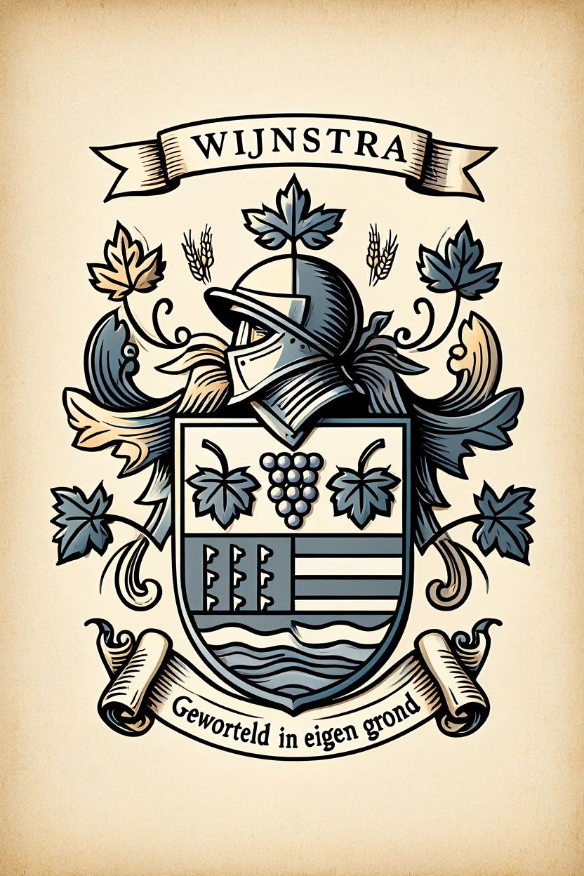 Familiewapen van de achternaam WIJNSTRA
