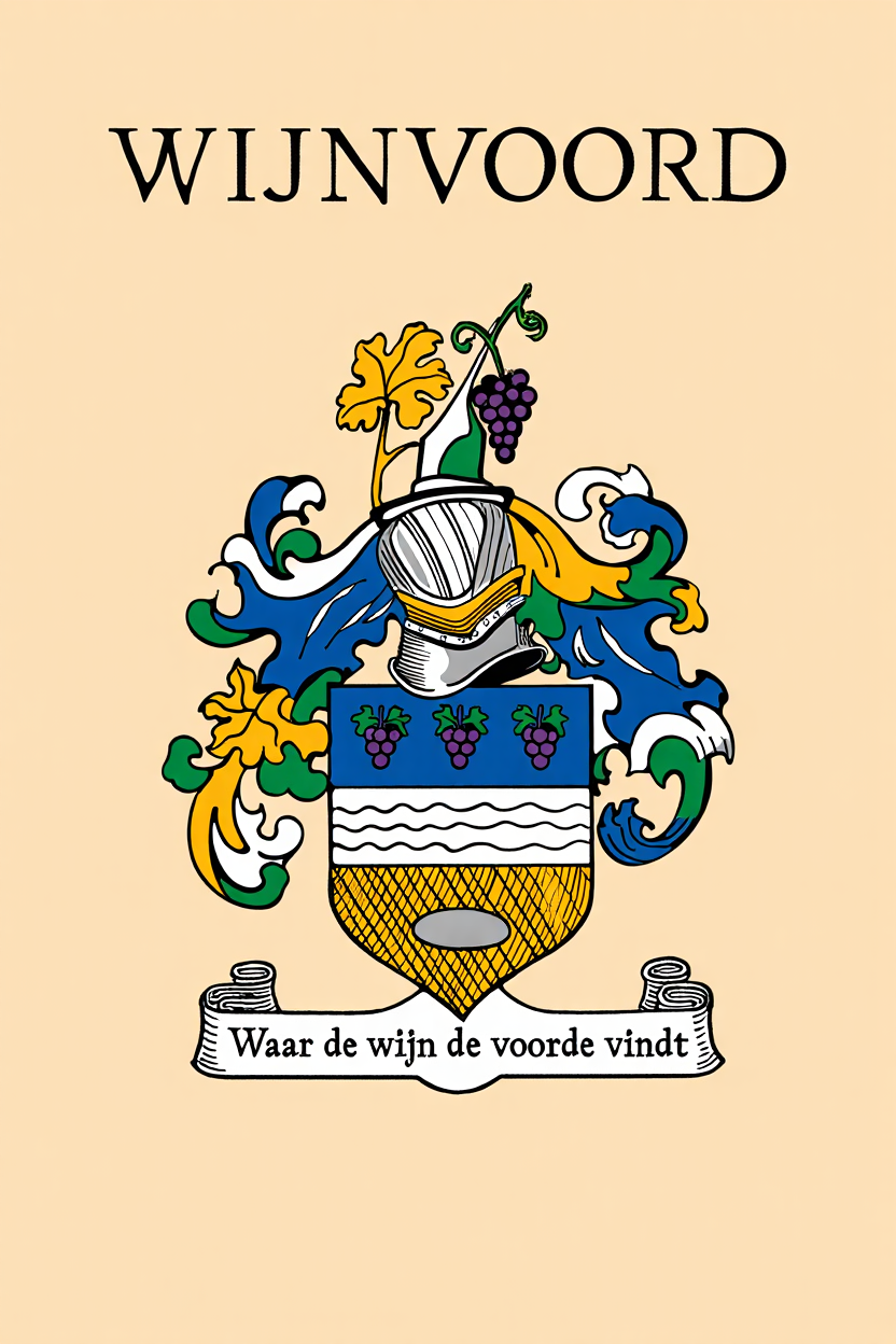 Familiewapen van de achternaam WIJNVOORD