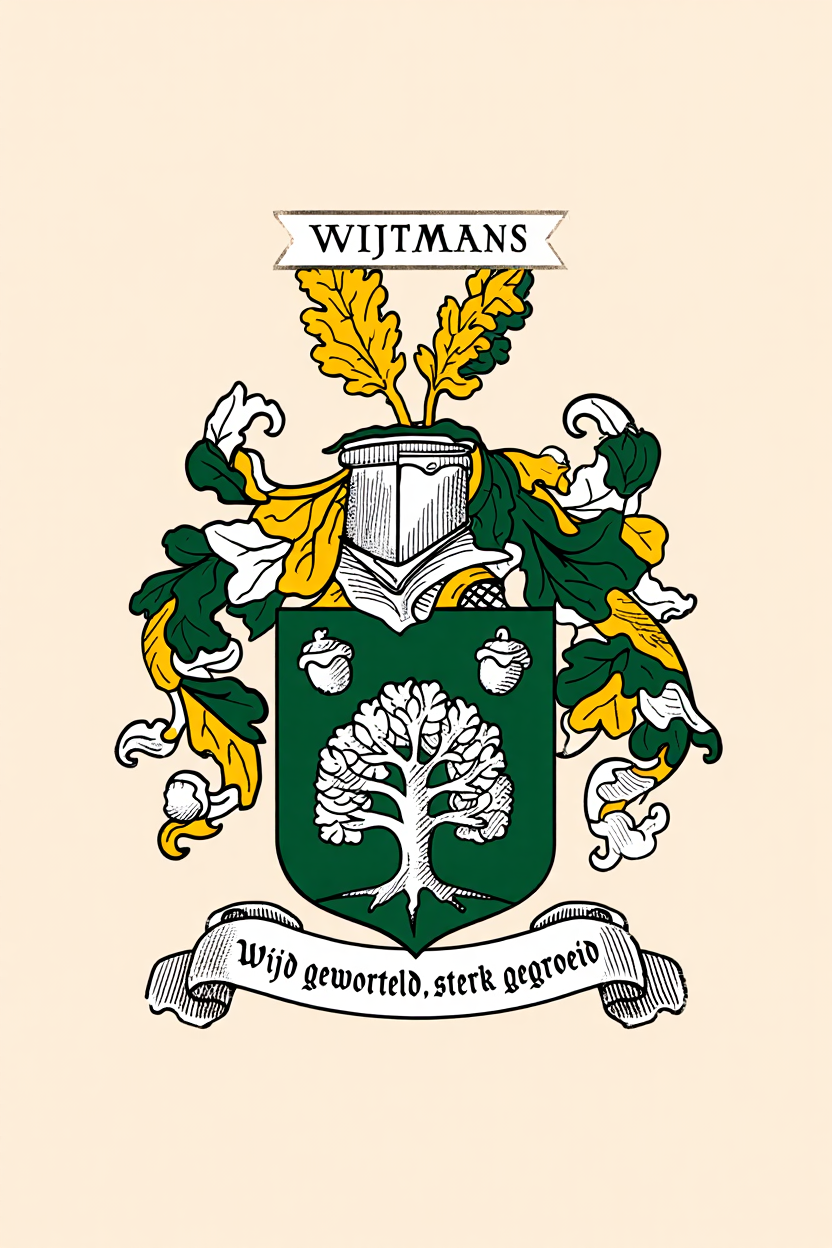 Familiewapen van de achternaam WIJTMANS (vergrendeld)