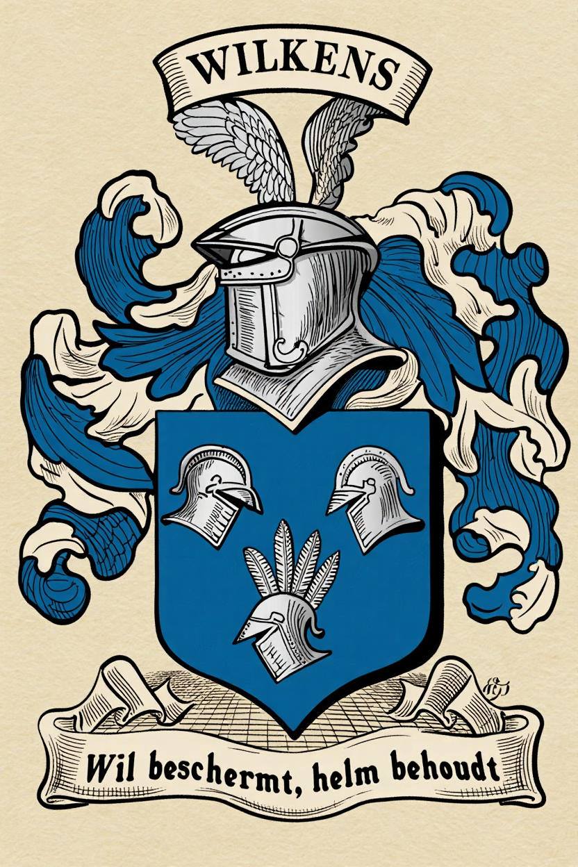 Familiewapen van de achternaam WILKENS