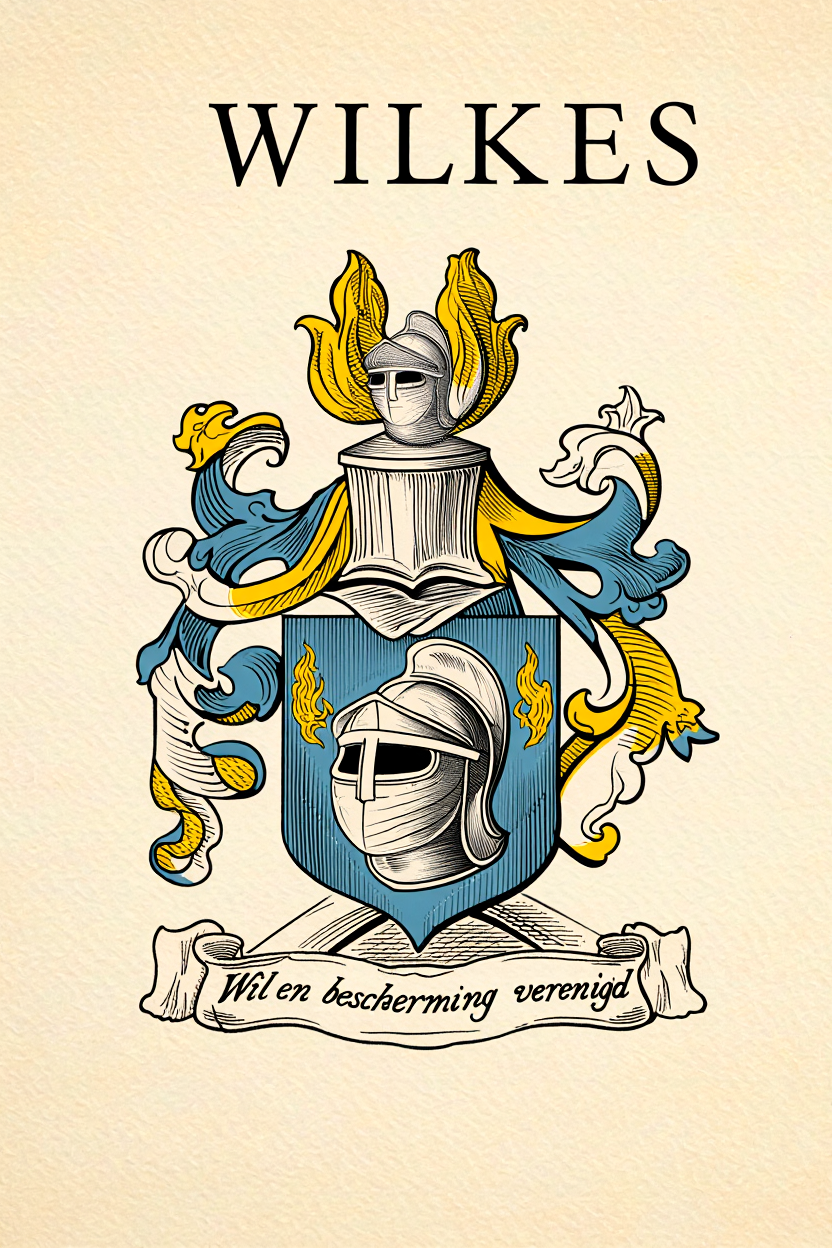 Familiewapen van de achternaam WILKES