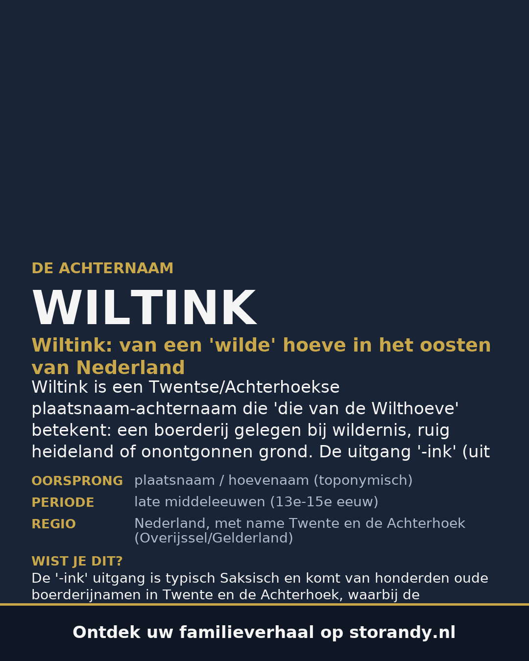 Familiewapen van de achternaam WILTINK