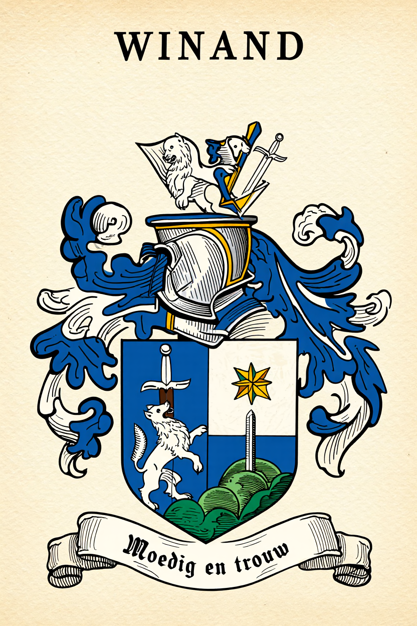 Familiewapen van de achternaam WINAND (vergrendeld)