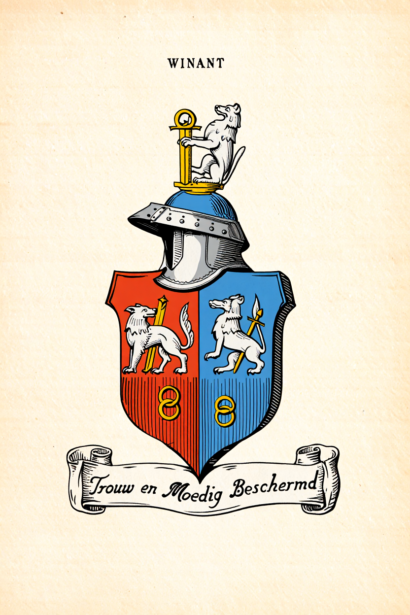 Familiewapen van de achternaam WINANT (vergrendeld)