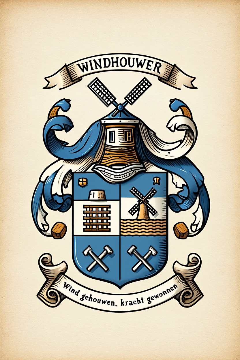 Familiewapen van de achternaam WINDHOUWER