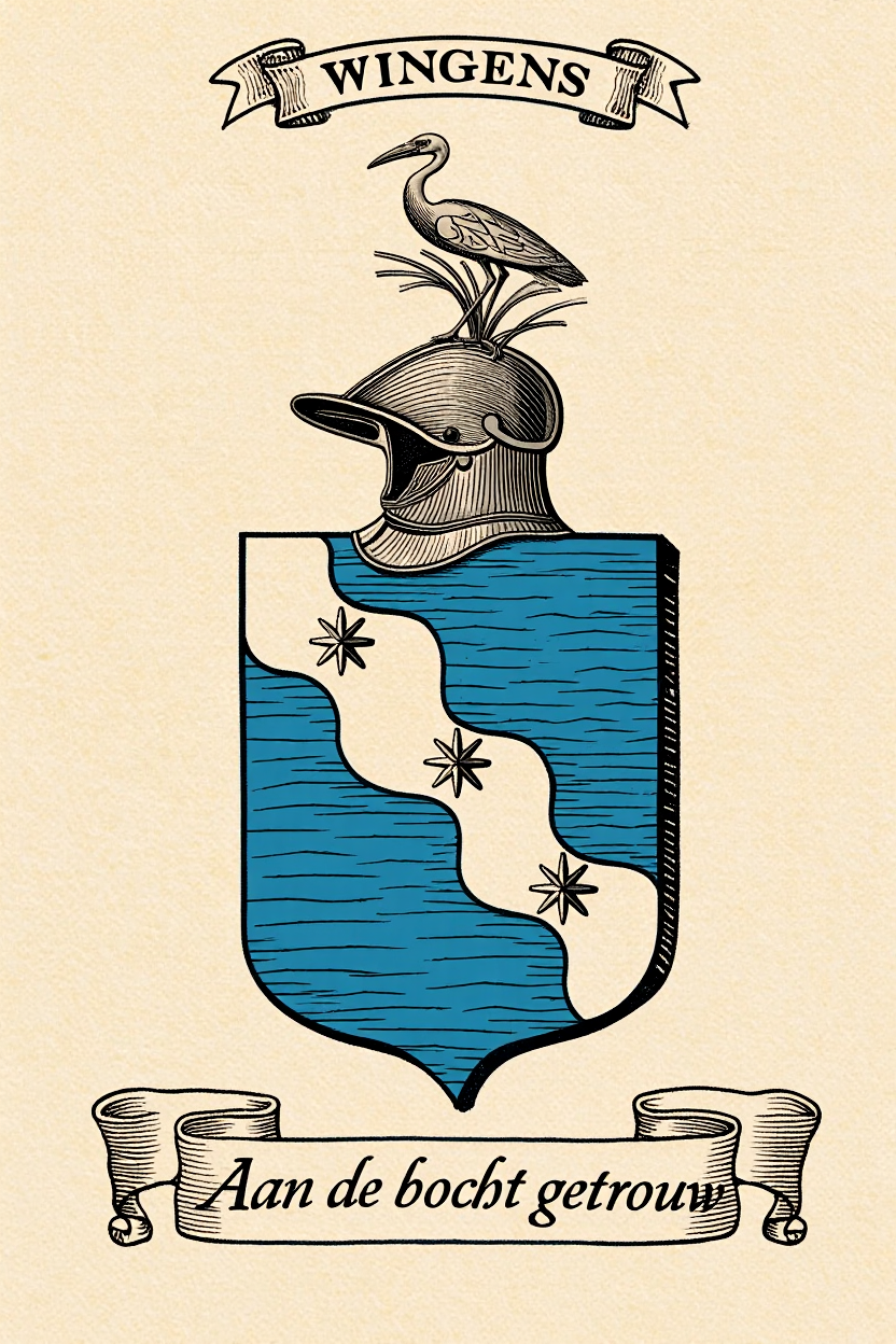 Familiewapen van de achternaam WINGENS (vergrendeld)